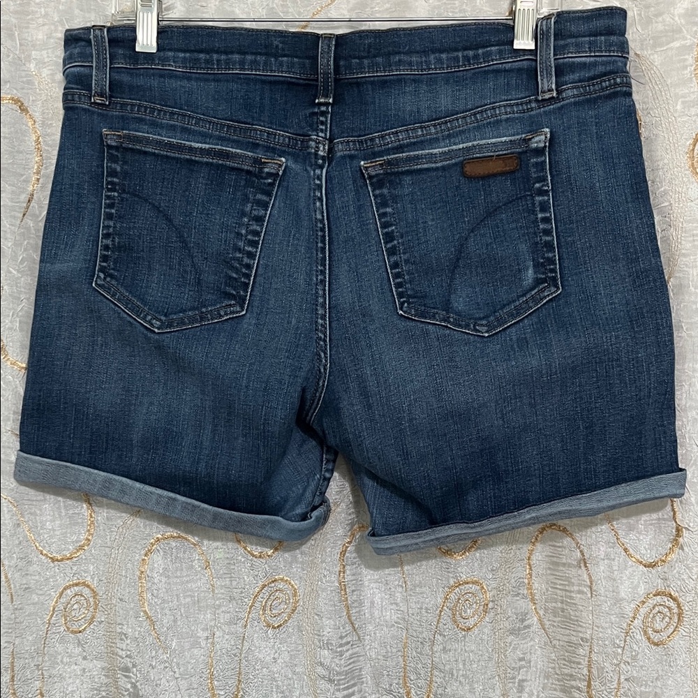 Joe's Jeans Dark Blue Denim Shorts - Picture 3 of 3